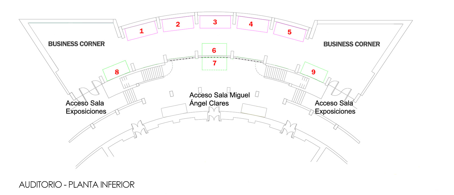 Zona de exposición